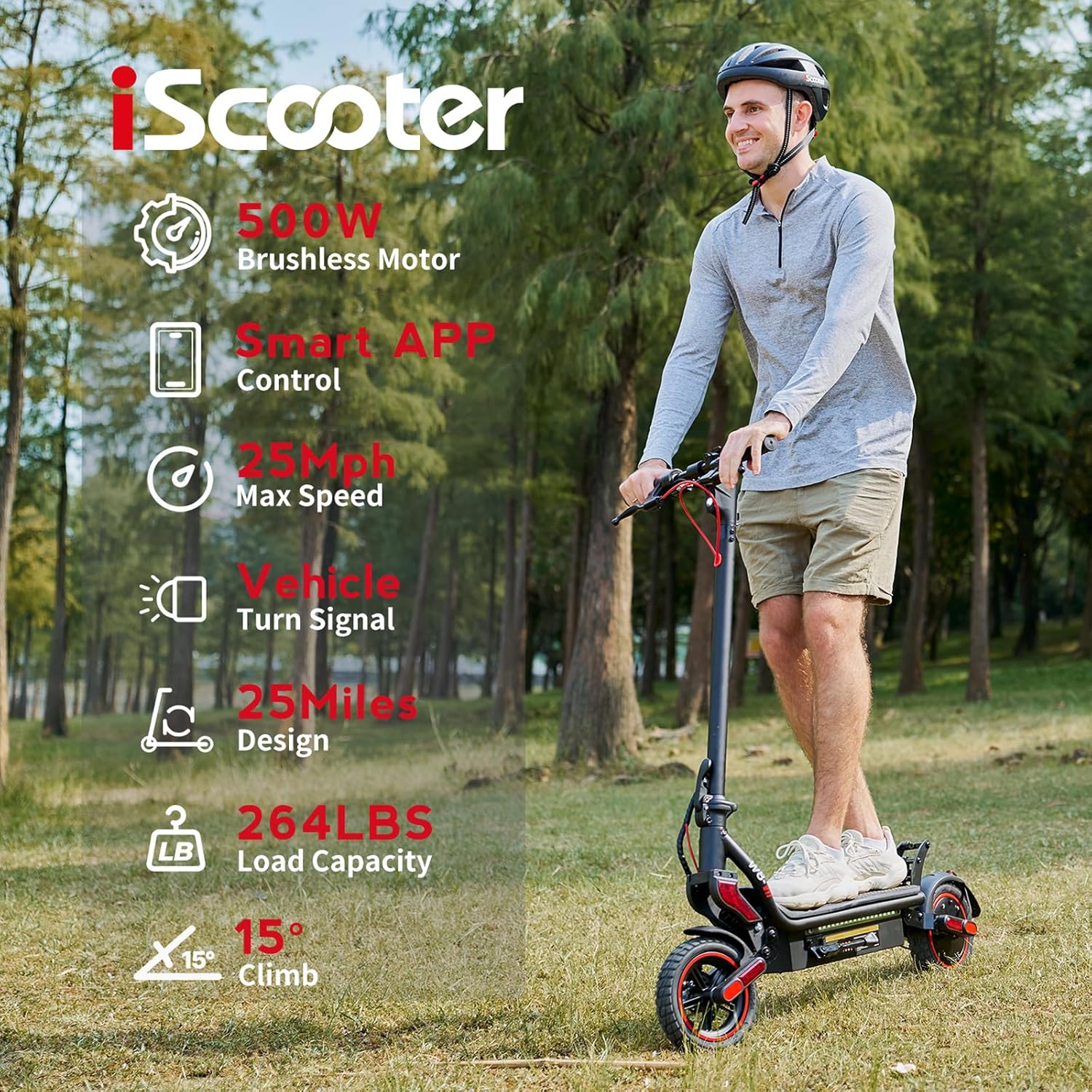 off-road electric scooter iScooter W8 core specs