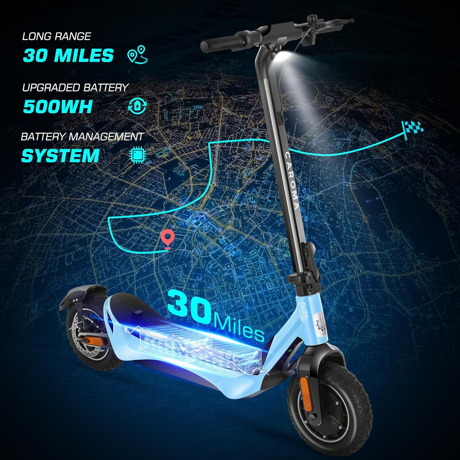 off-road electric scooter Caroma C1 core specs