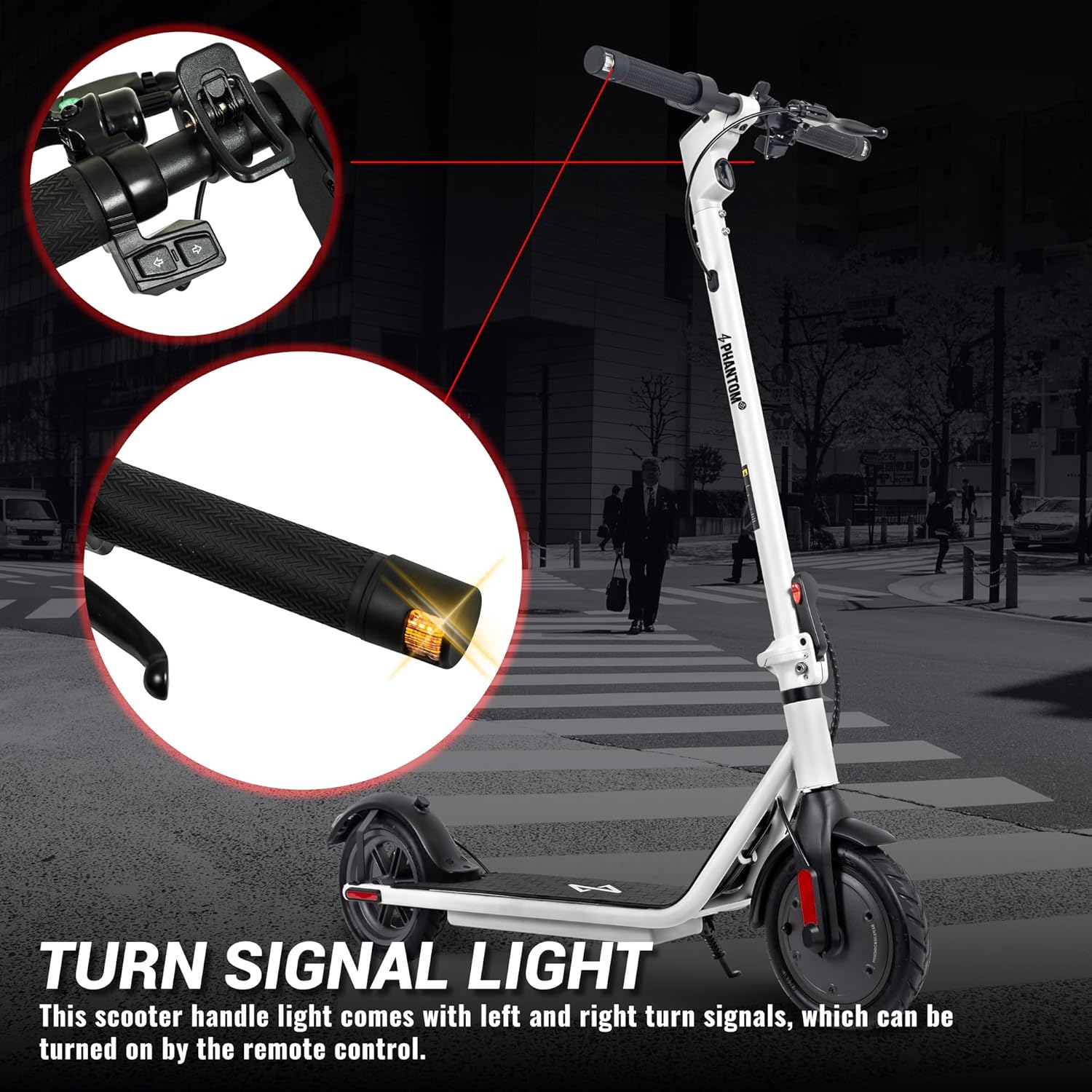 electric scooter Phantomgogo turn signal light