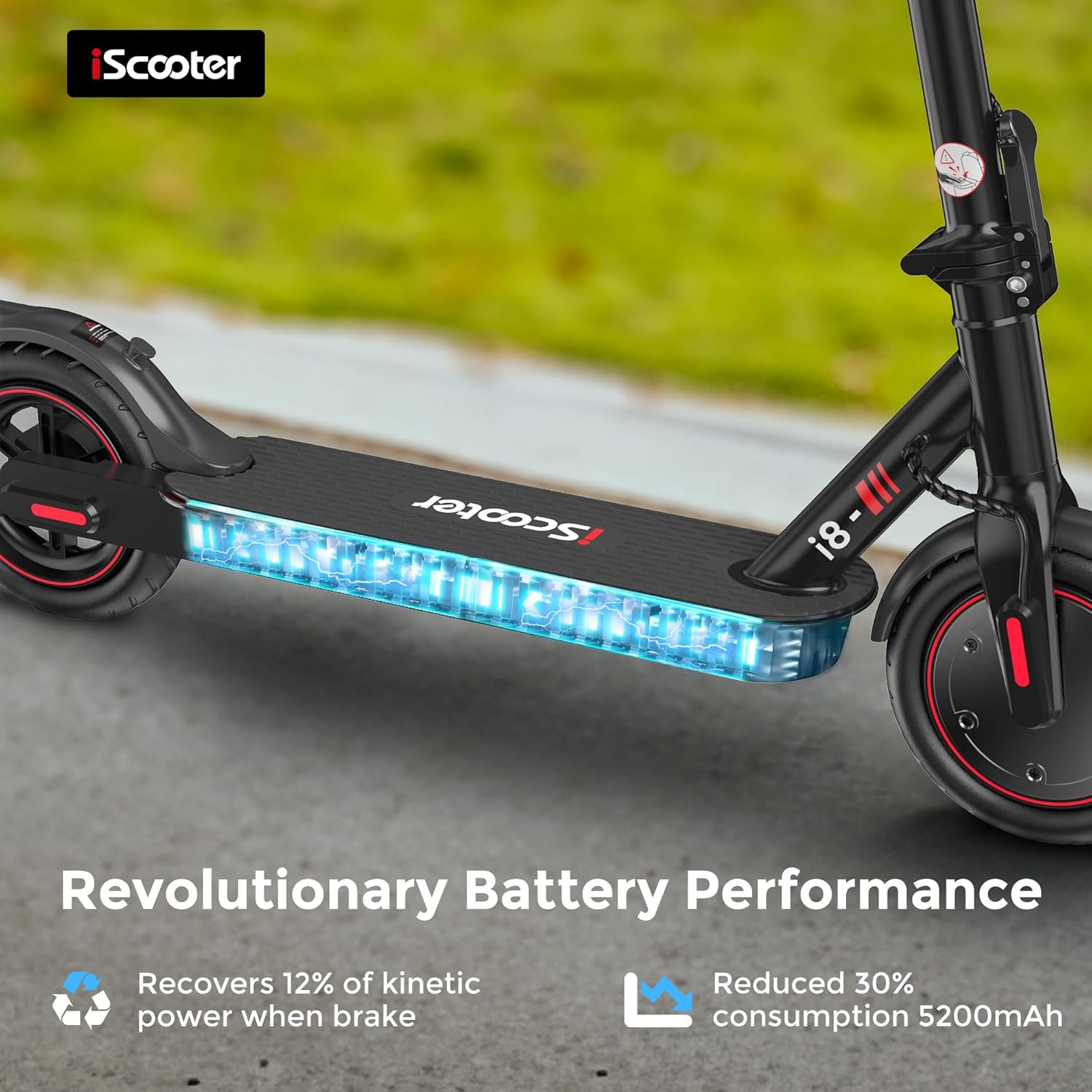 electric scooter iScooter i8 revolutionary battery performance