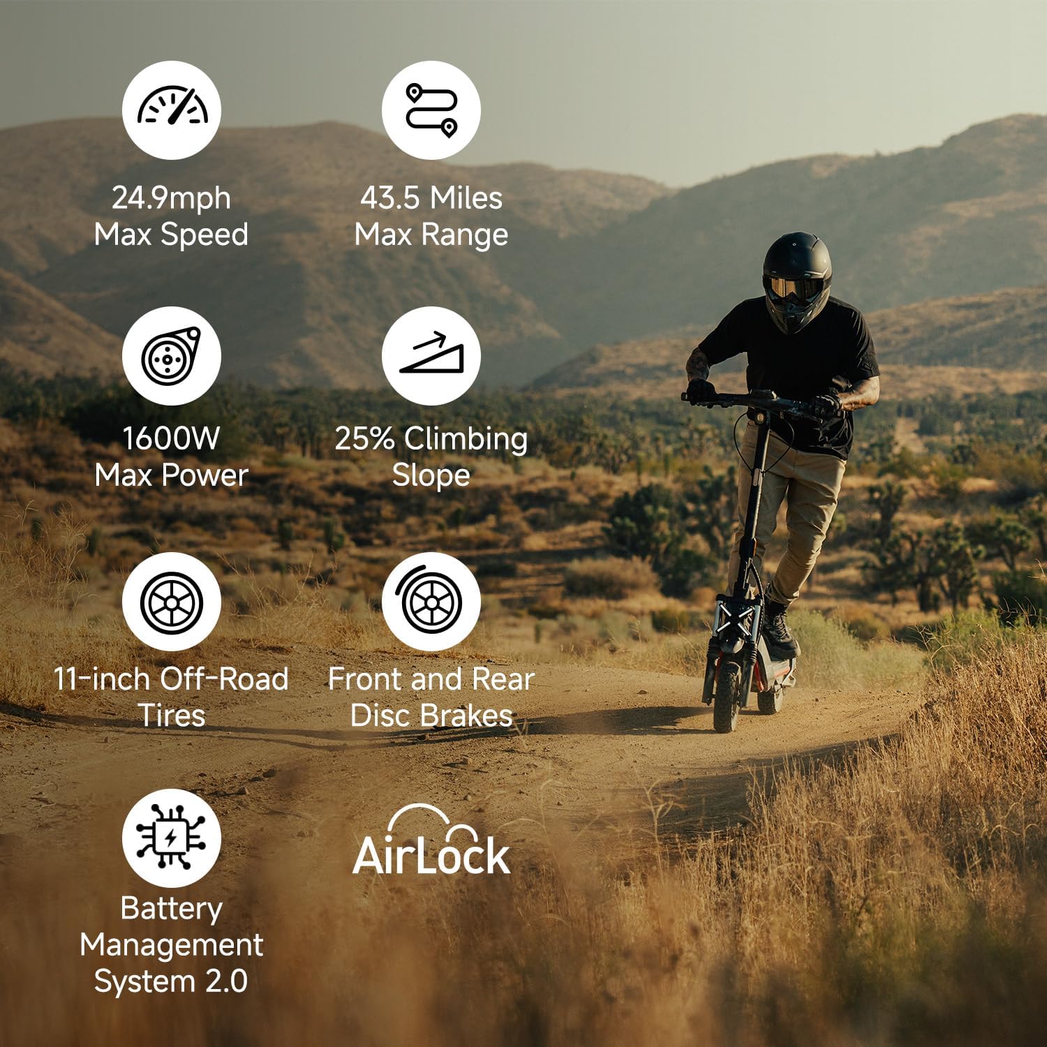 off-road electric scooter Segway Ninebot ZT3 Pro core specs