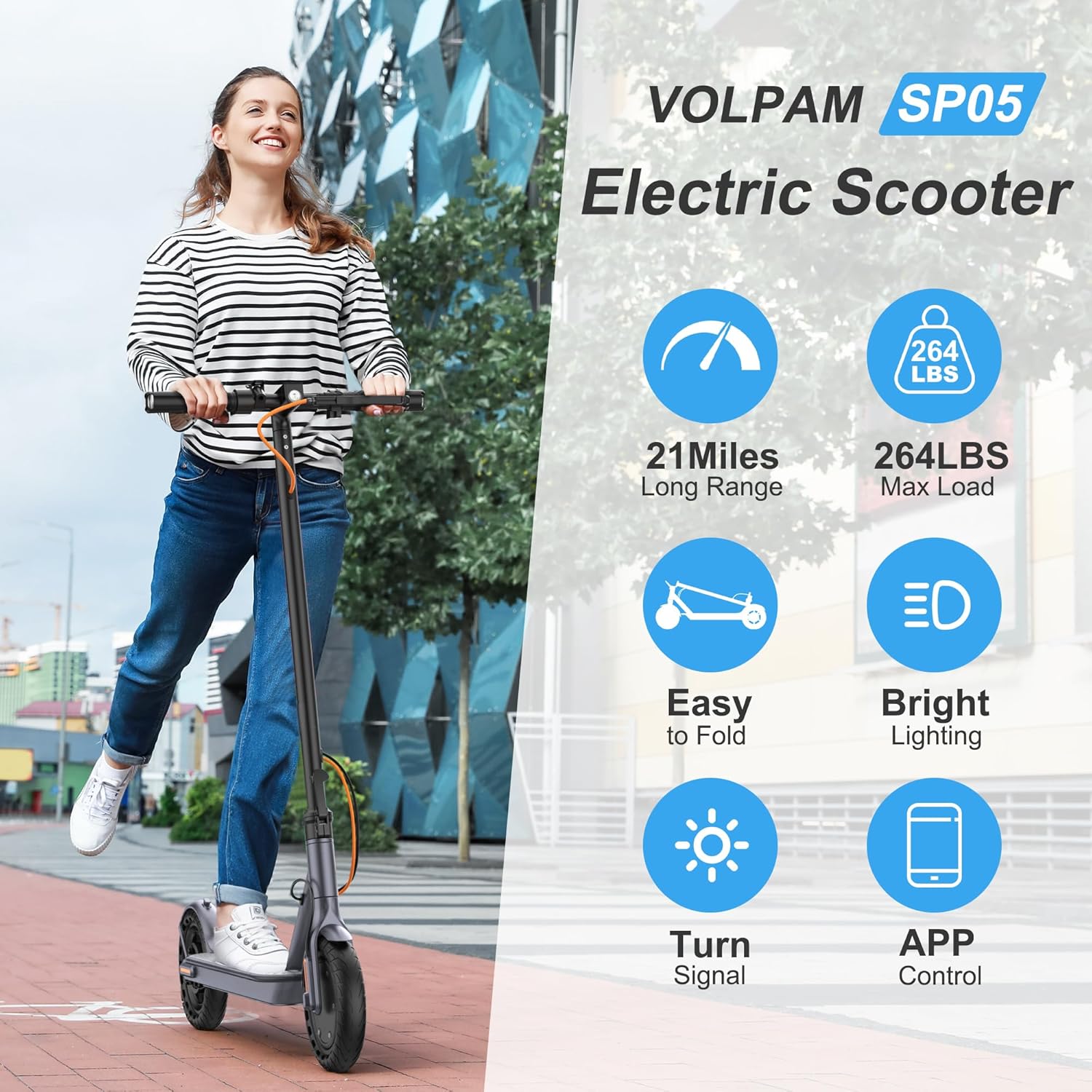 electric scooter VOLPAM SP05 core specs