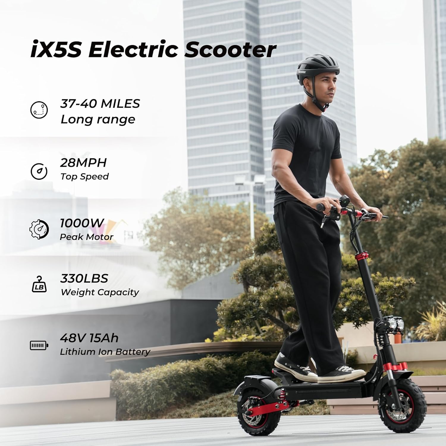 off-road electric scooter iScooter IX5S core specs