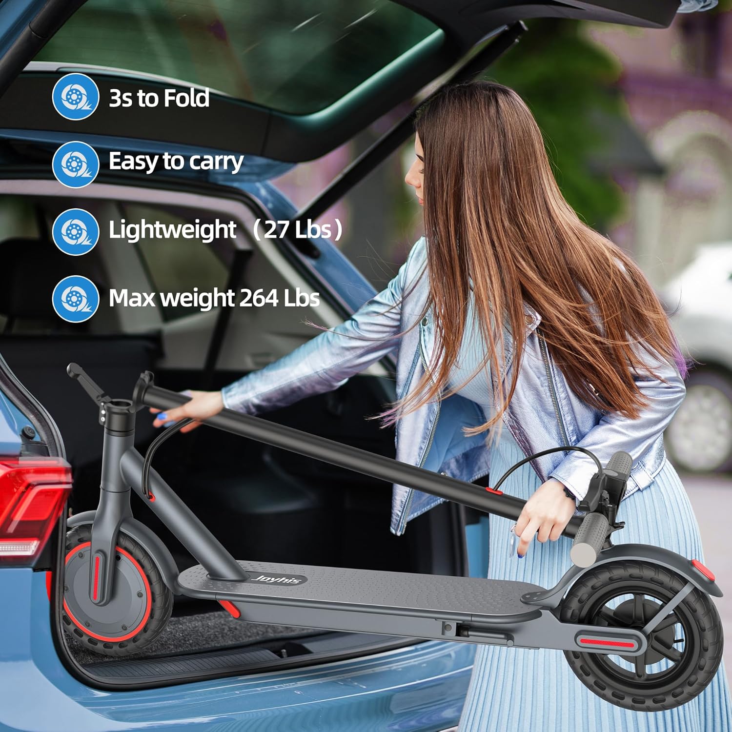 electric scooter Joyhis JS03 easy to fold, lightweight