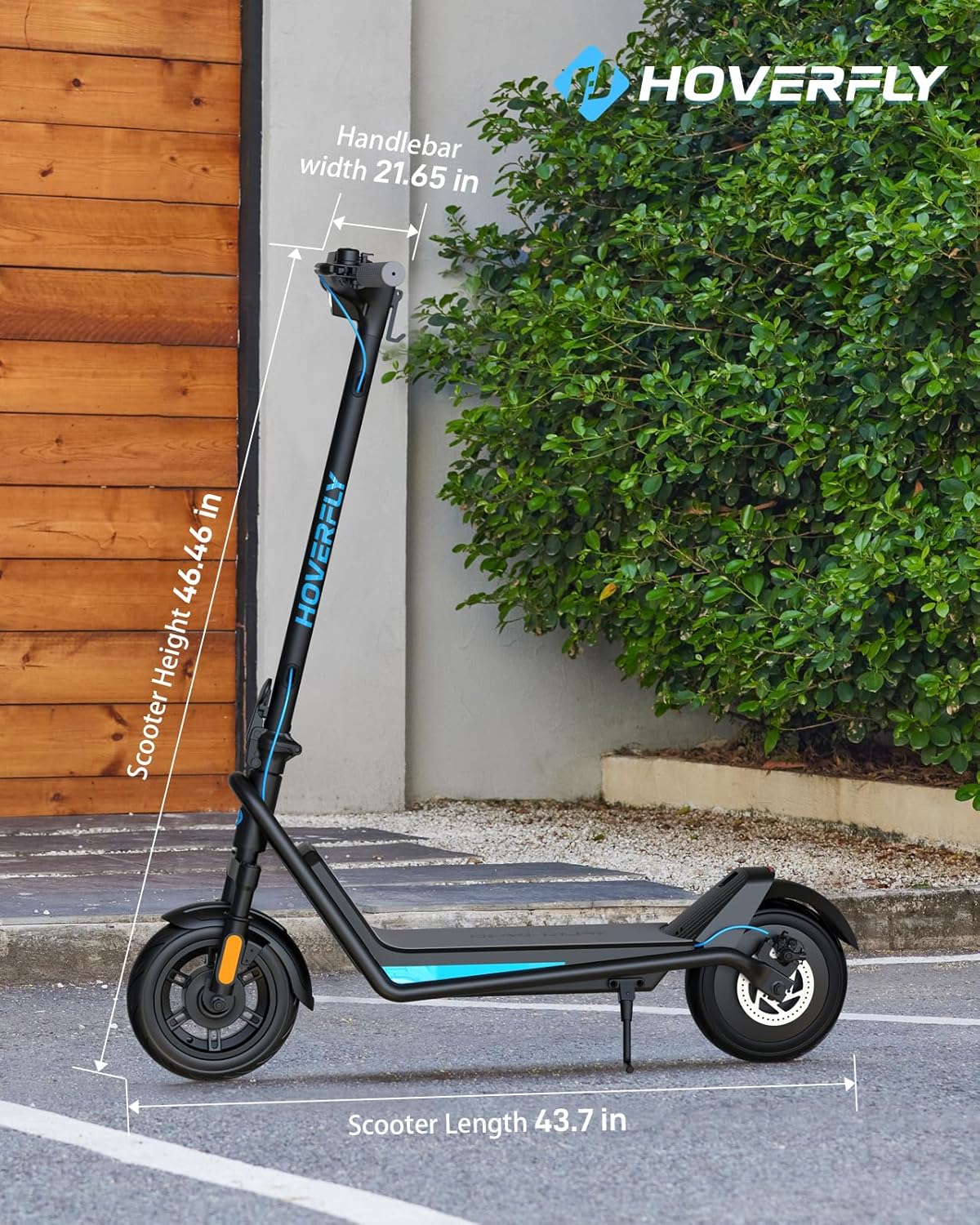 electric scooter Hoverfly X5 product dimensions
