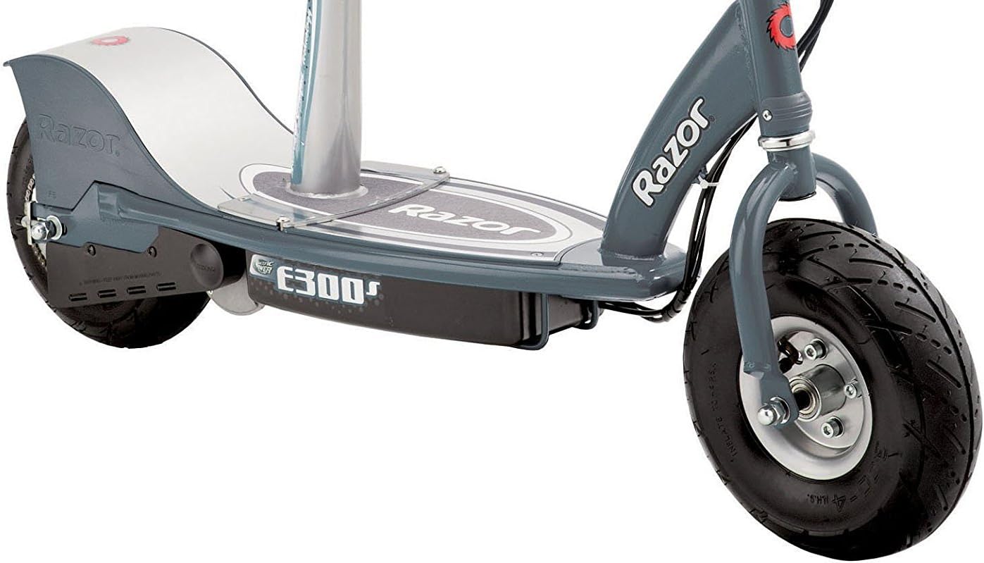 electric scooter for kids Razor E300S pneumatic tires