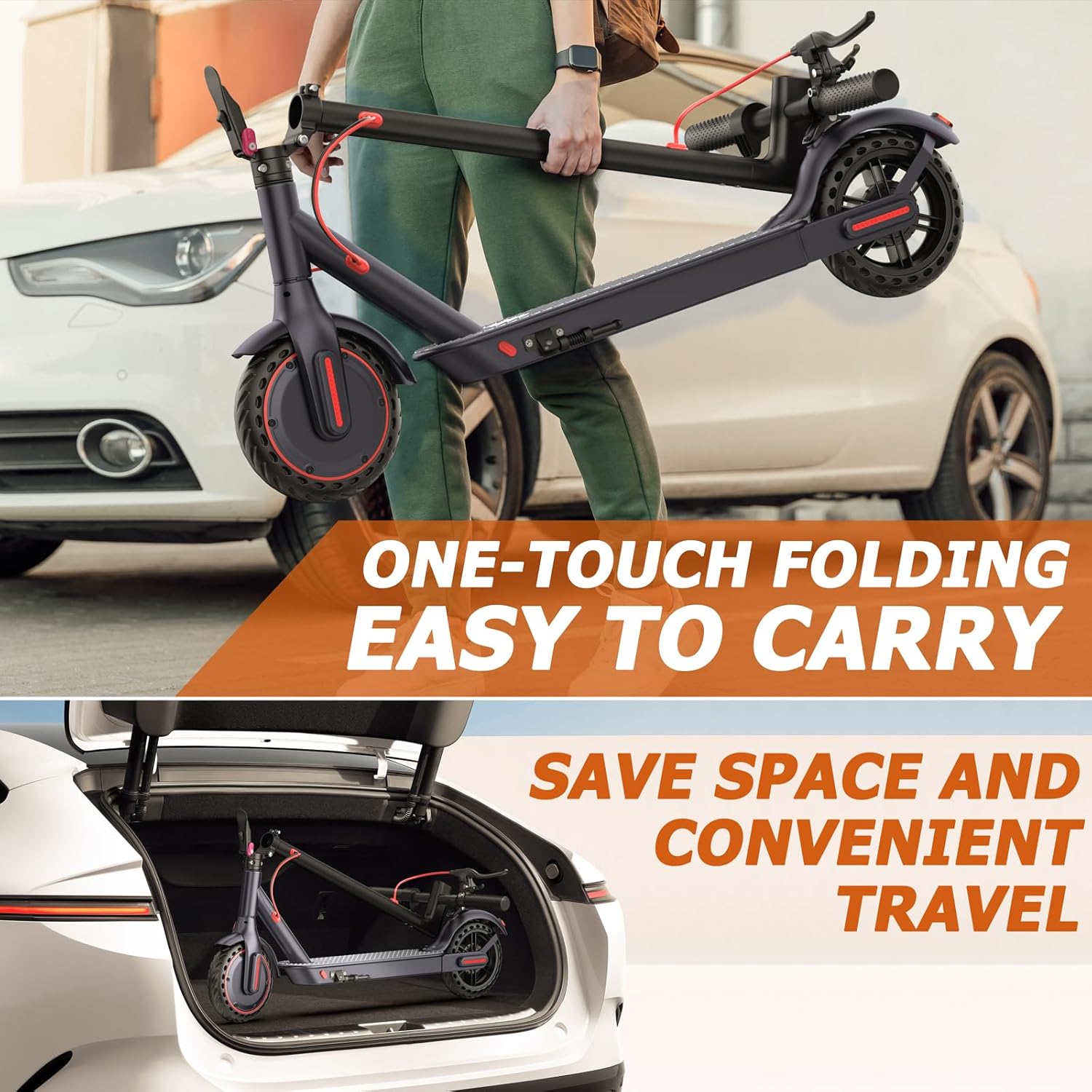 electric scooter Qlaway K078 one-touch folding