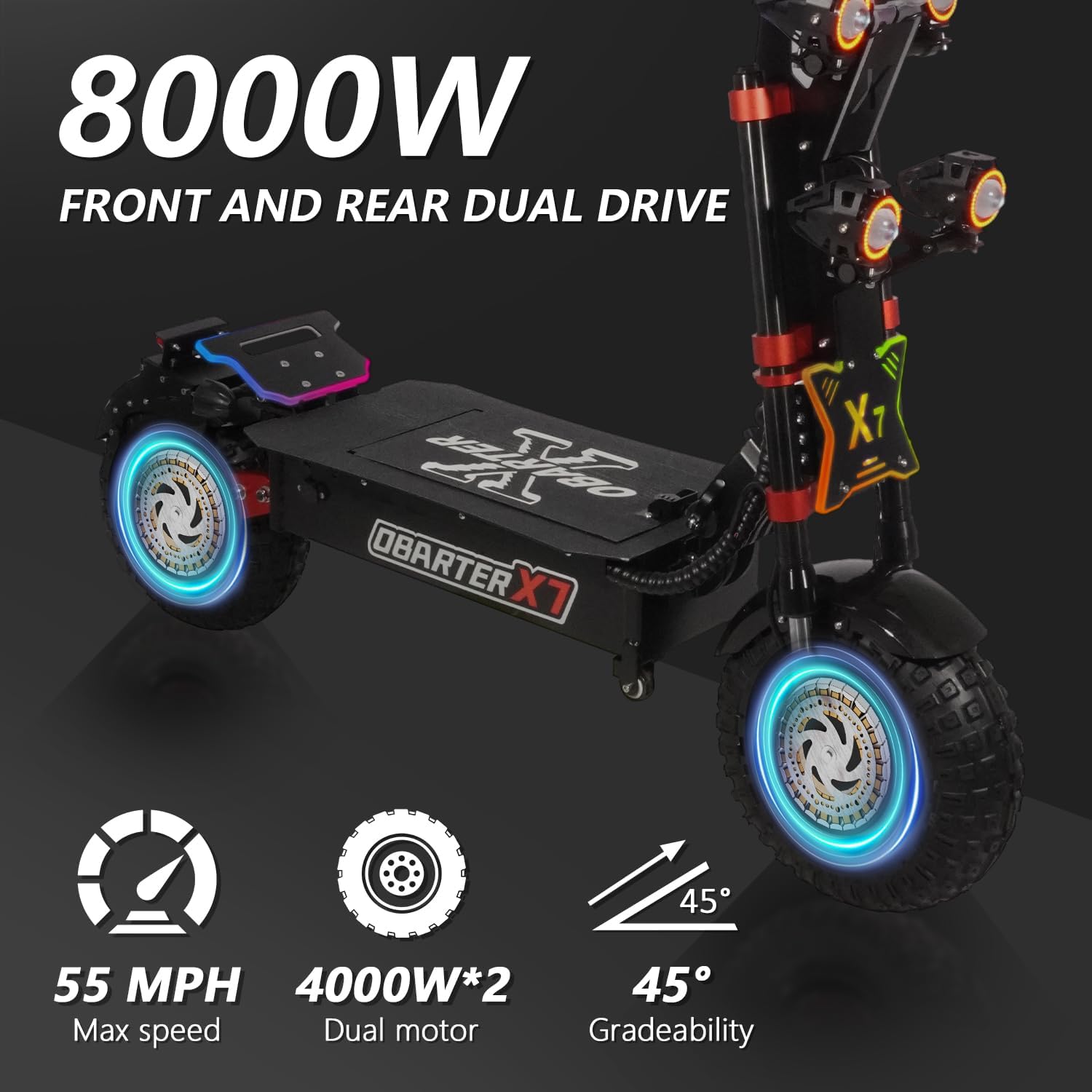 electric scooter Reddydy X7 8000W motor