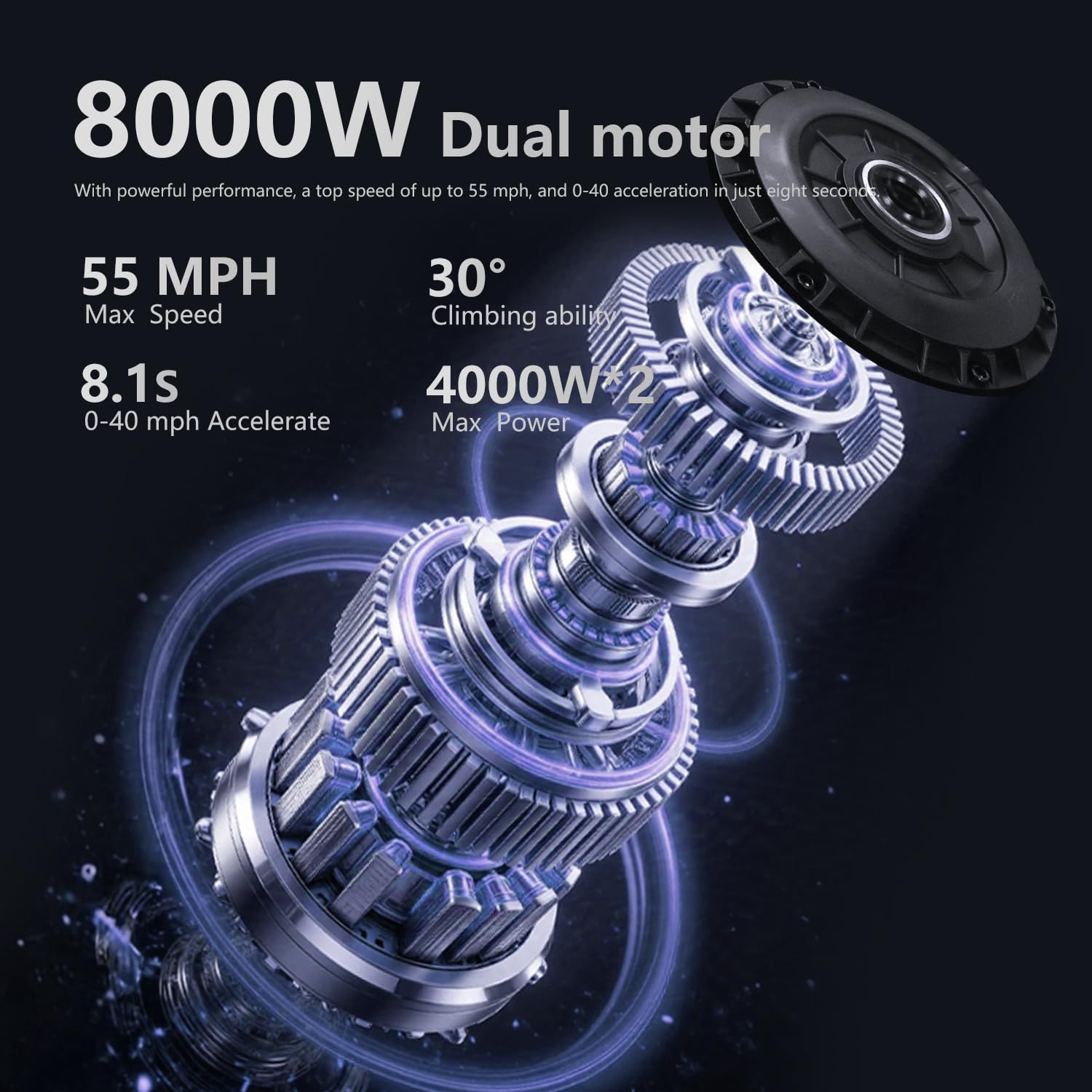 electric scooter ANDBEE X14 8000W dual motor