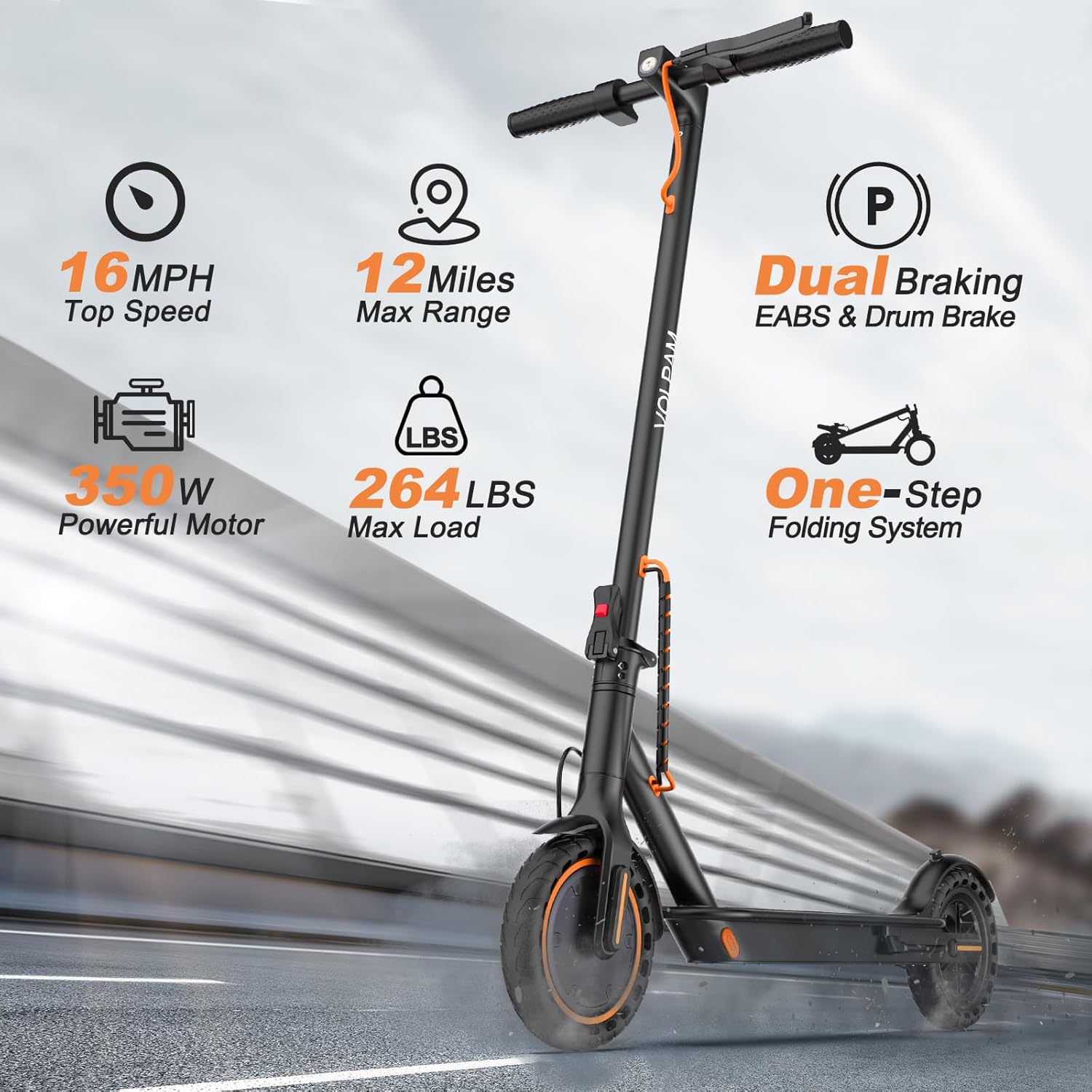 electric scooter VOLPAM Q1 core specs