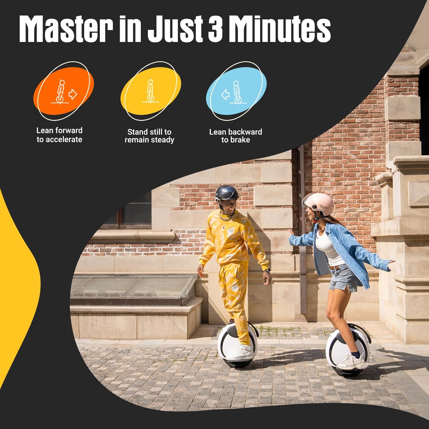 self-balancing scooter INMOTION E20 master in just 3 minutes
