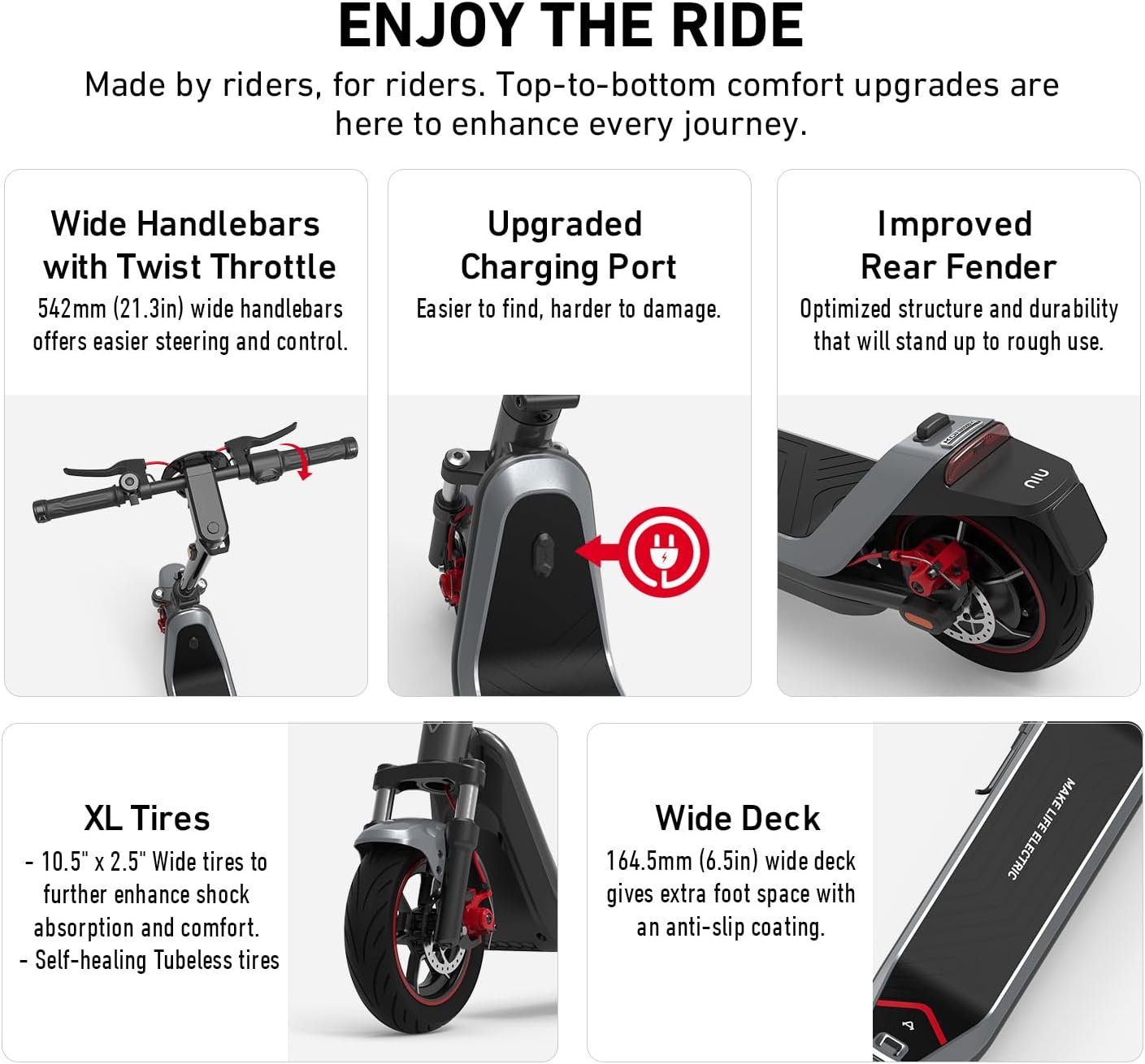 electric scooter NIU KQi 300X enjoy the ride