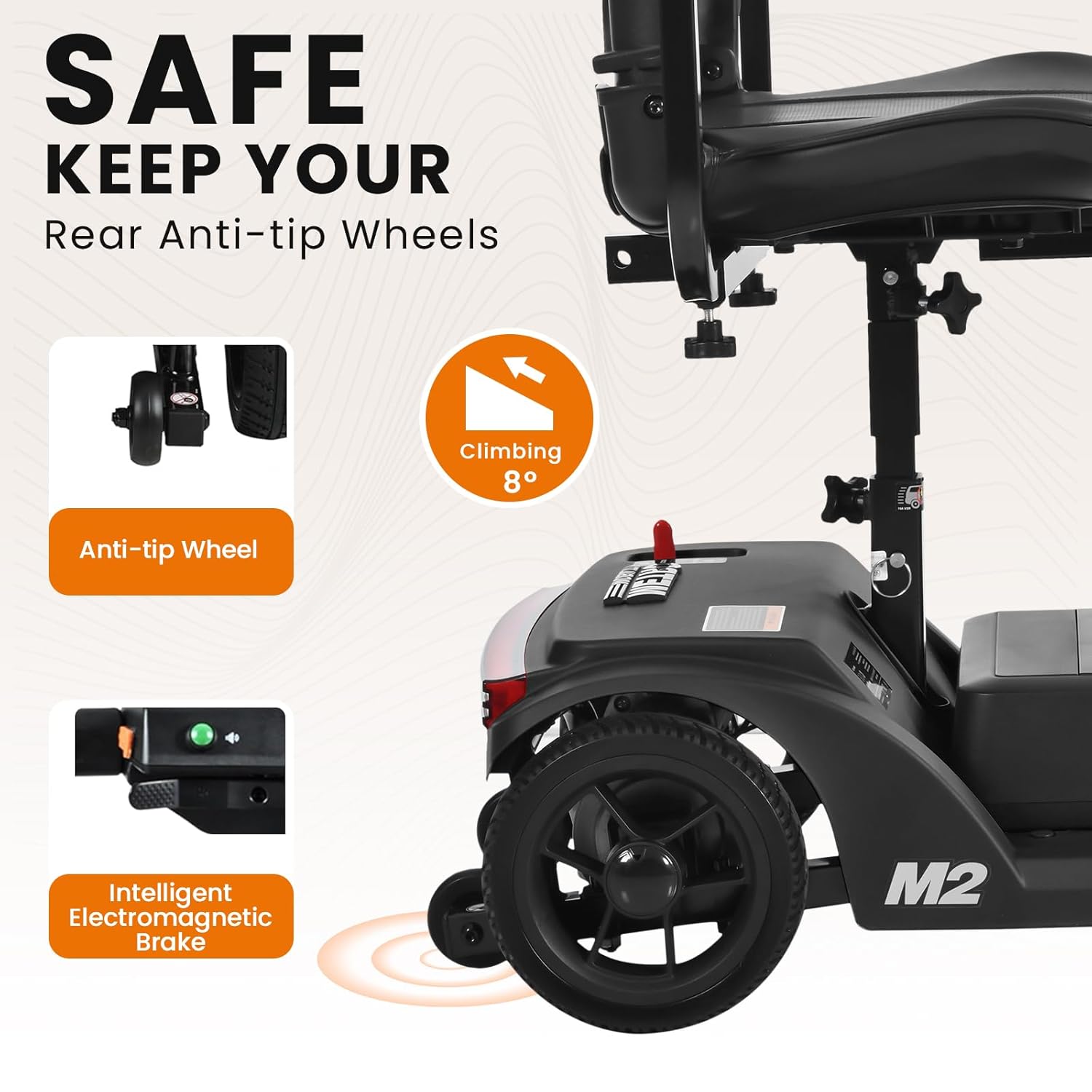 mobility scooter BARIHO keep you safe
