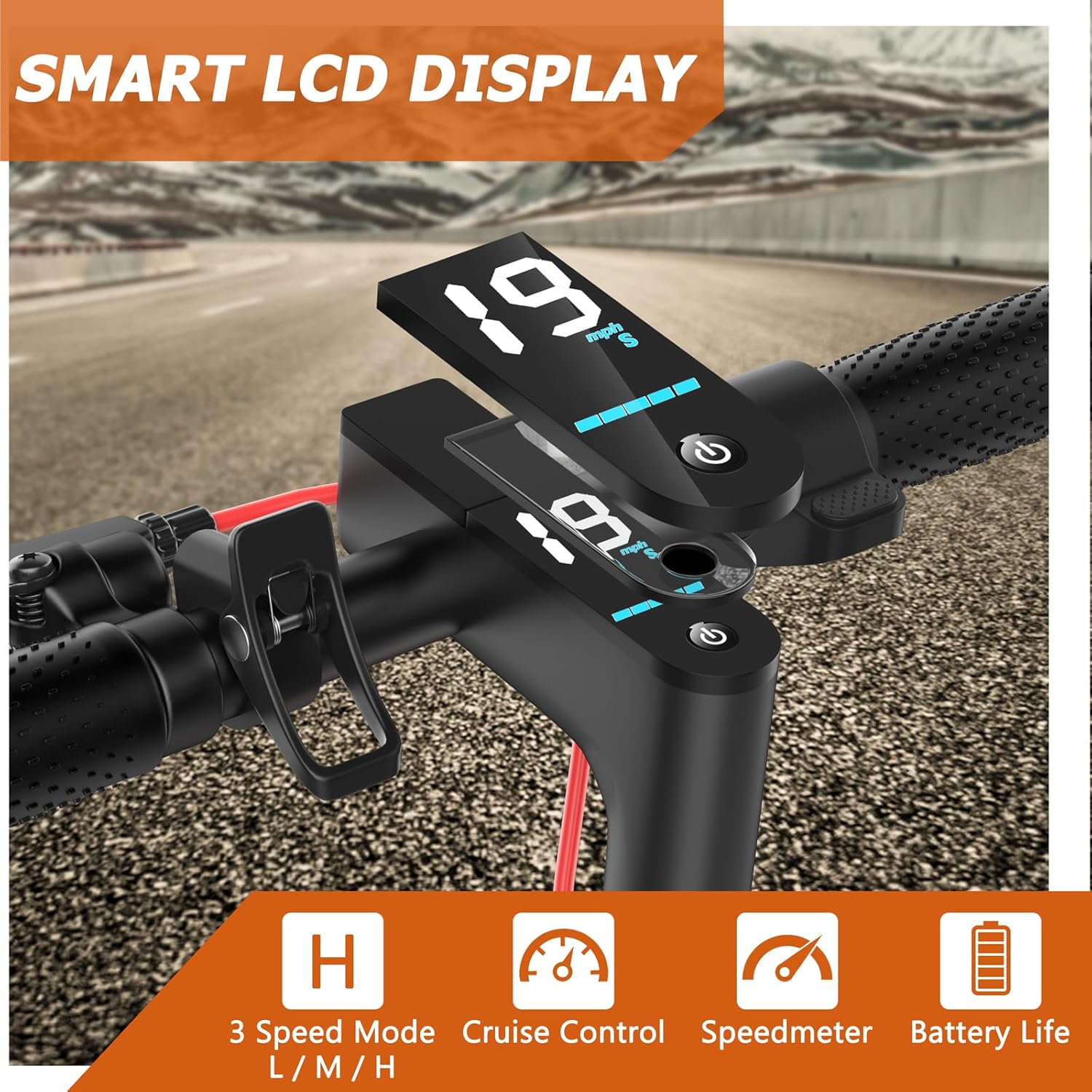 electric scooter Qlaway K078 smart LCD display