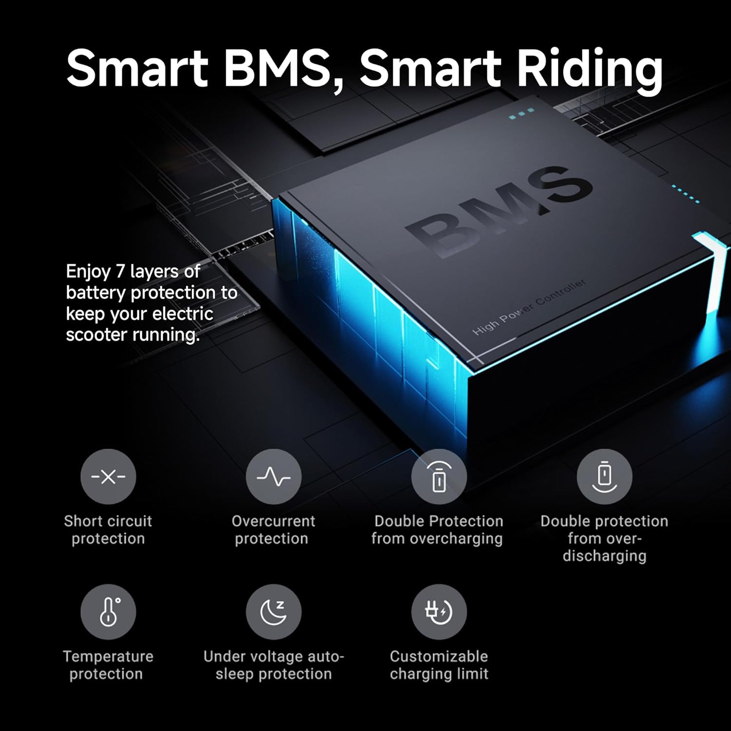 electric scooter Segway F2 smart BMS