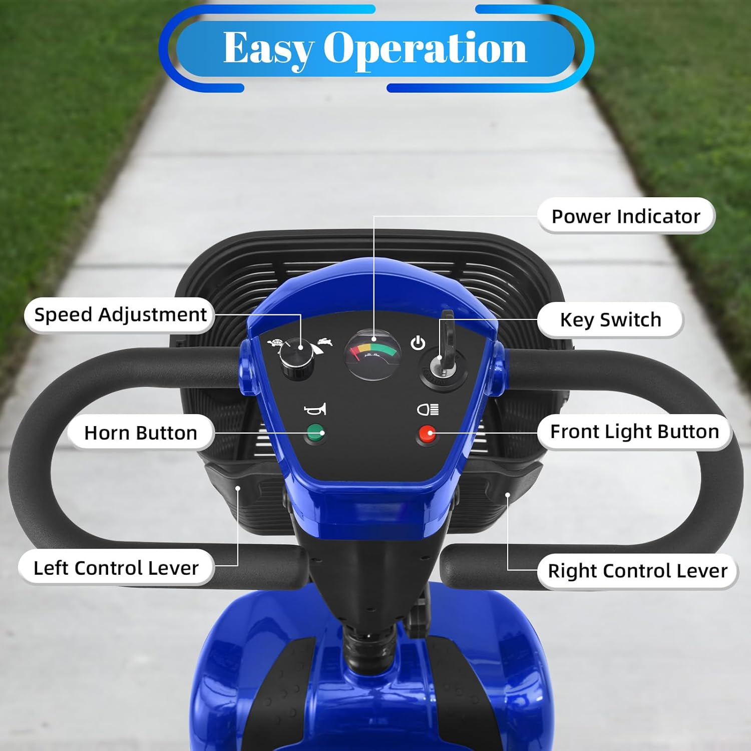 mobility scooter Ecomobi MS02 easy operations