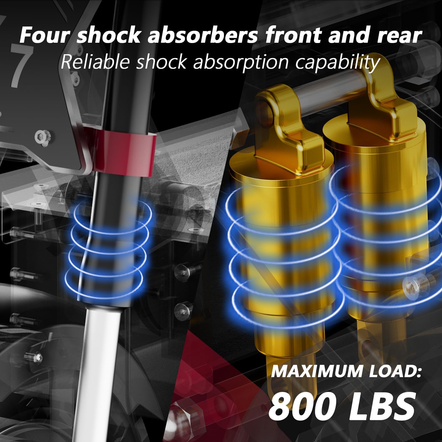 electric scooter Reddydy X7 maximum load 800lbs