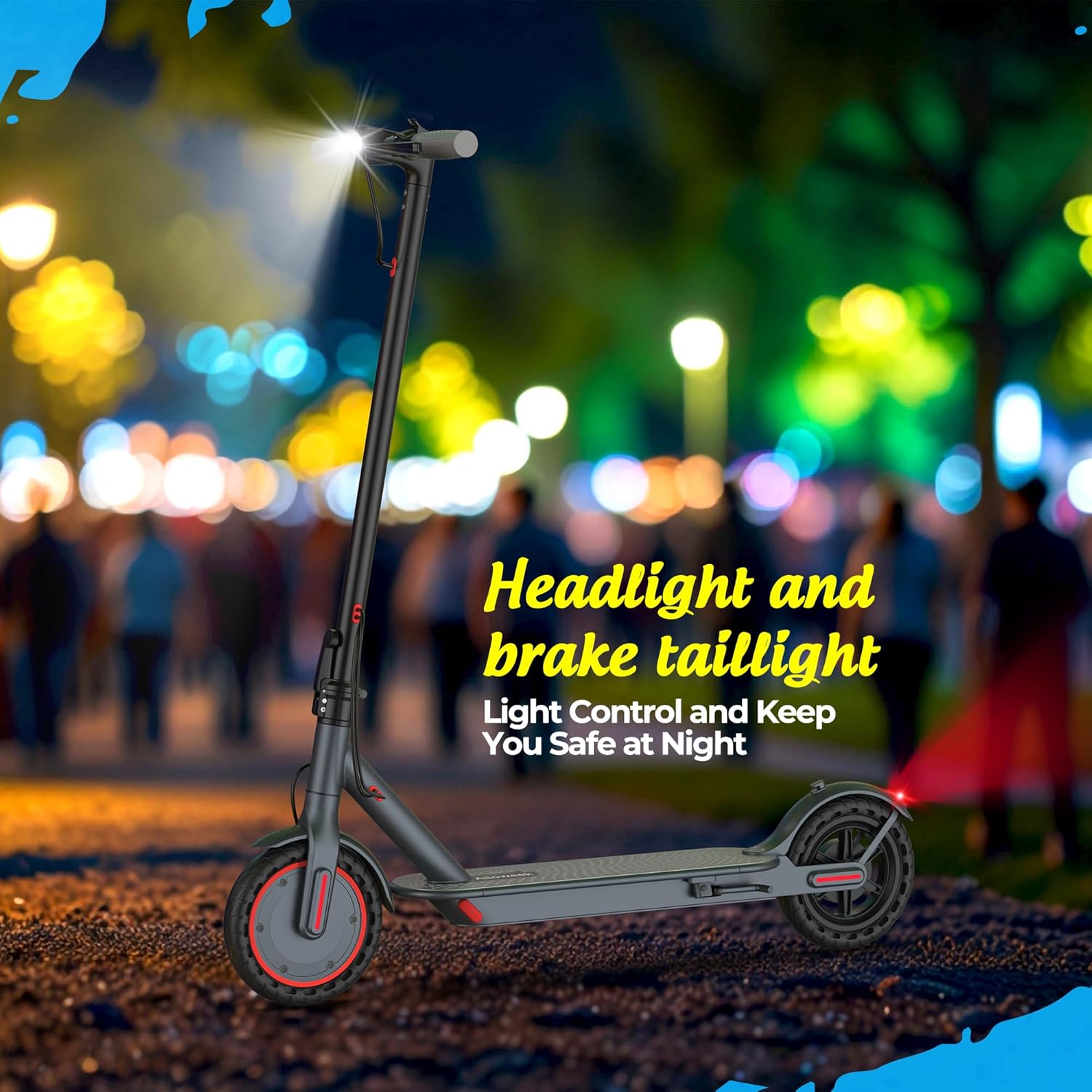 electric scooter Alloweek R1 lighting system