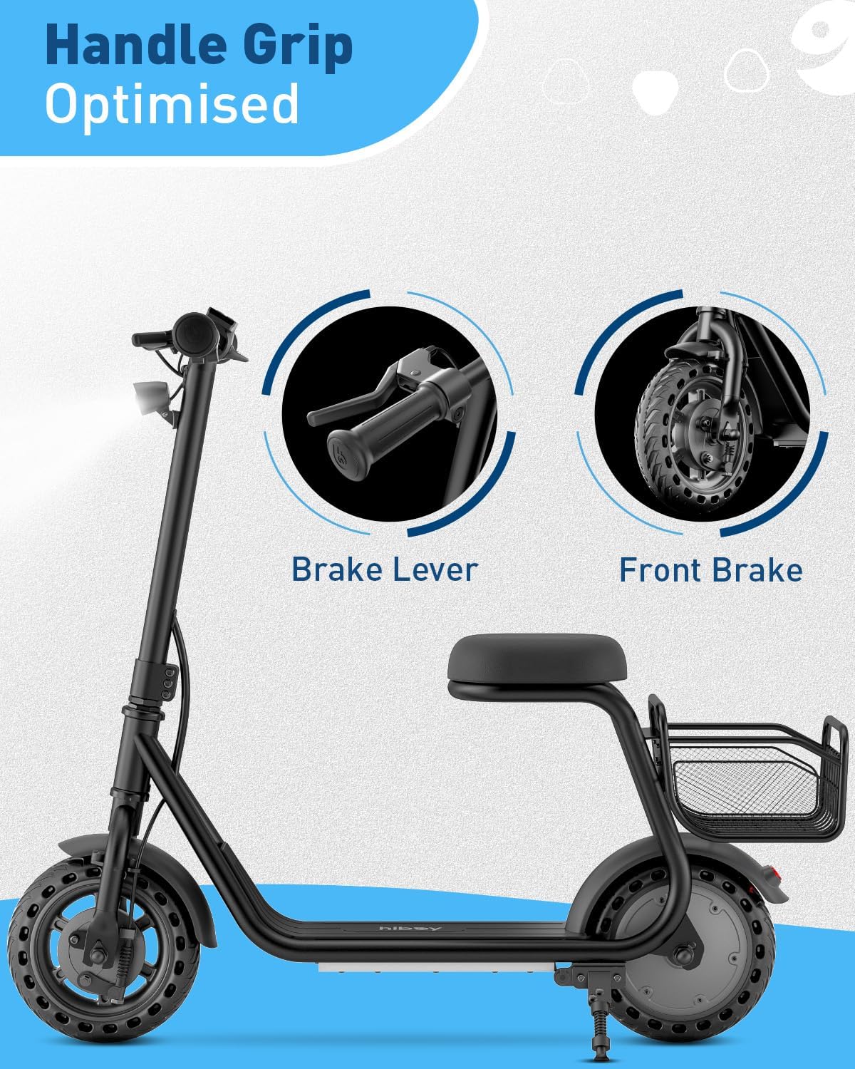 electric scooter for kids Hiboy Q2 handle grip