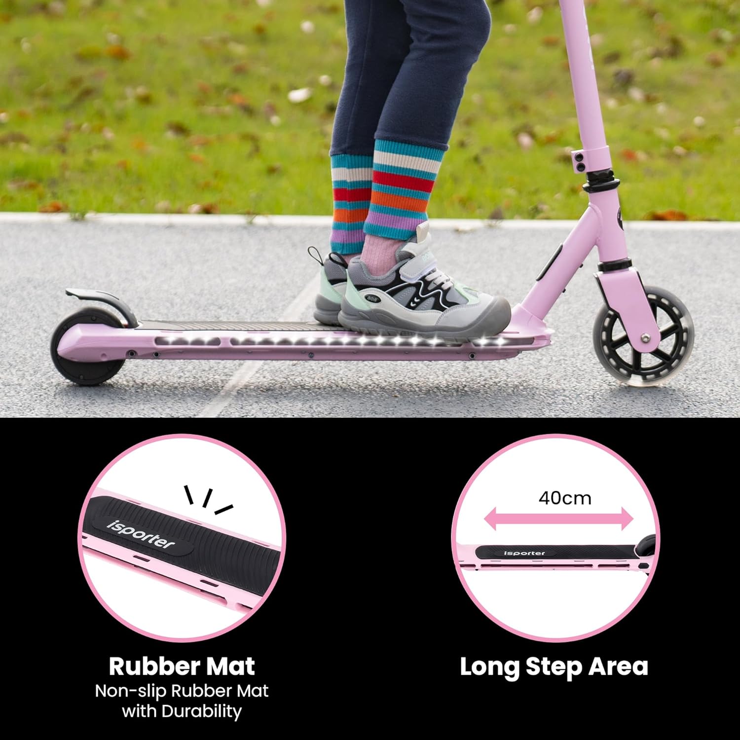 electric scooter for kids Aero Mobility G2L non-slip deck
