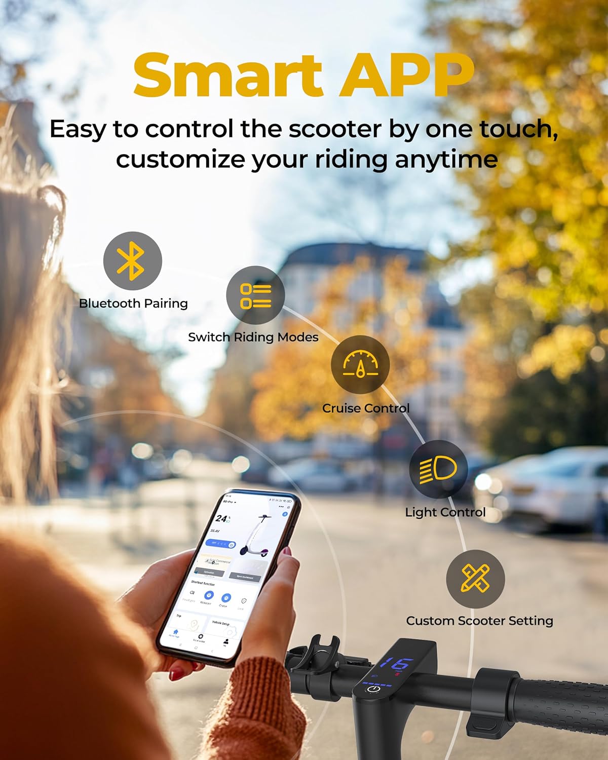 electric scooter WERHY H5 smart App