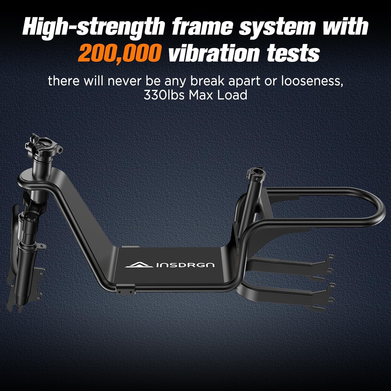 electric scooter with seat INSDGRN C14 high-strength frame