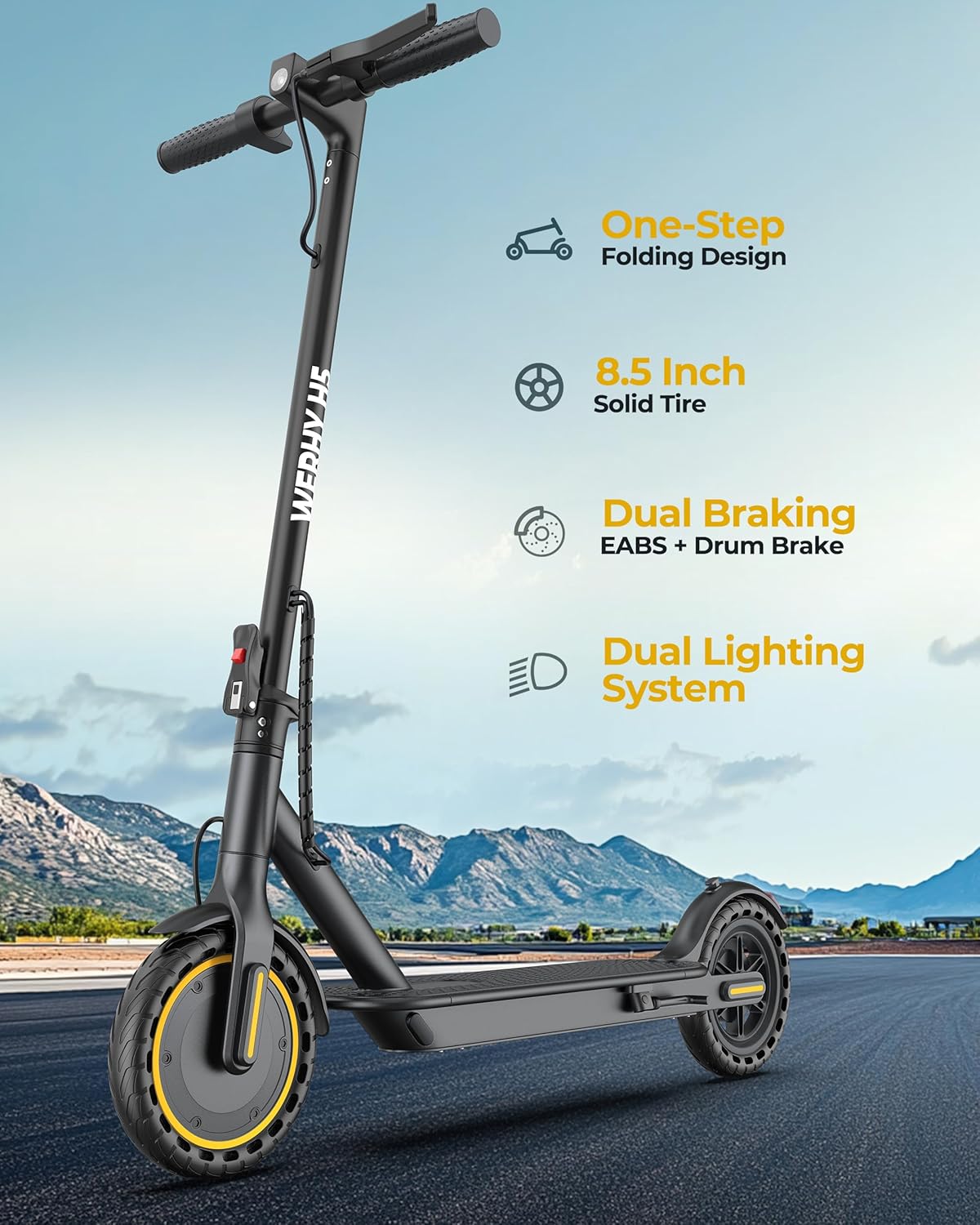 electric scooter WERHY H5 core specs