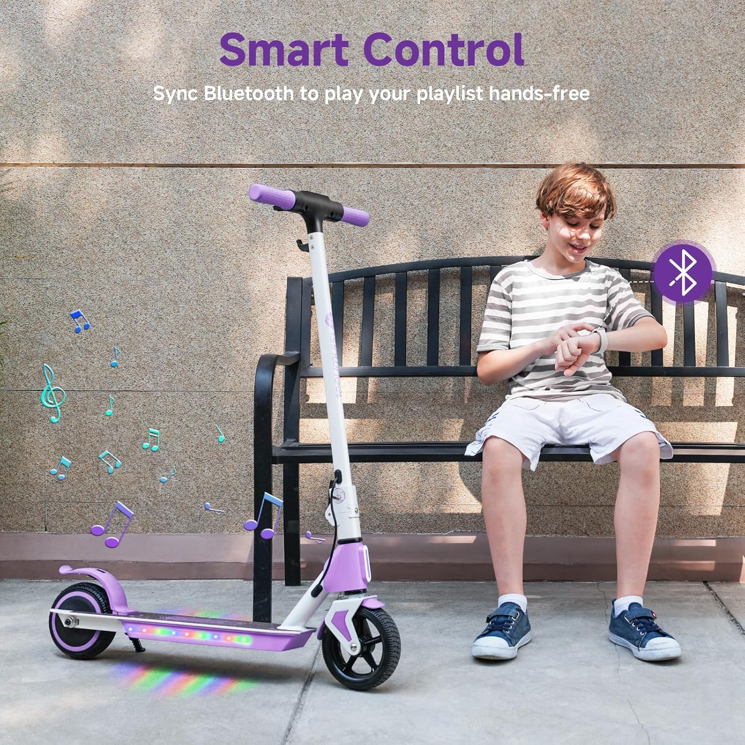 electric scooter for kids Isinwheel S4 smart control