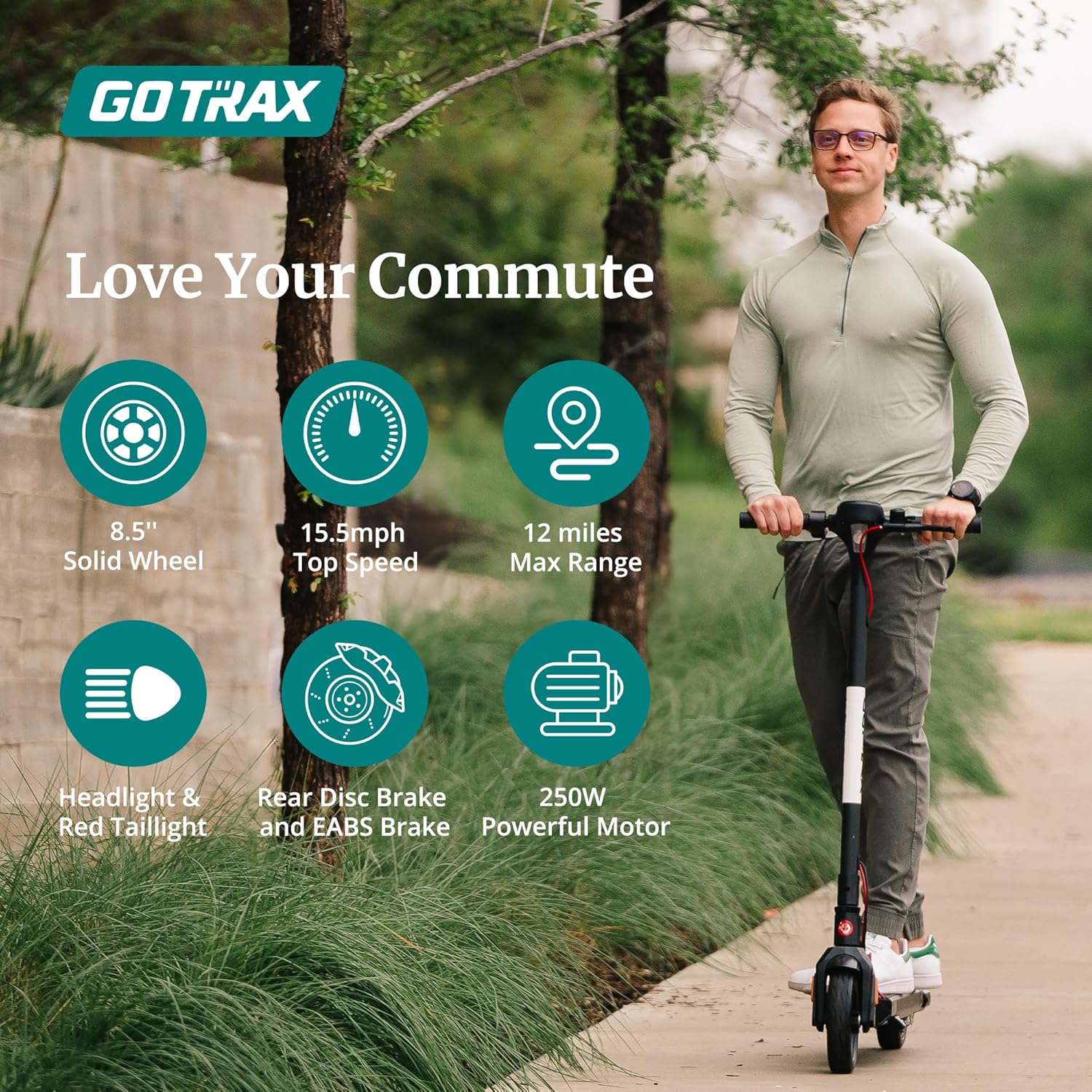 electric scooter Gotrax APEX XL love your commute