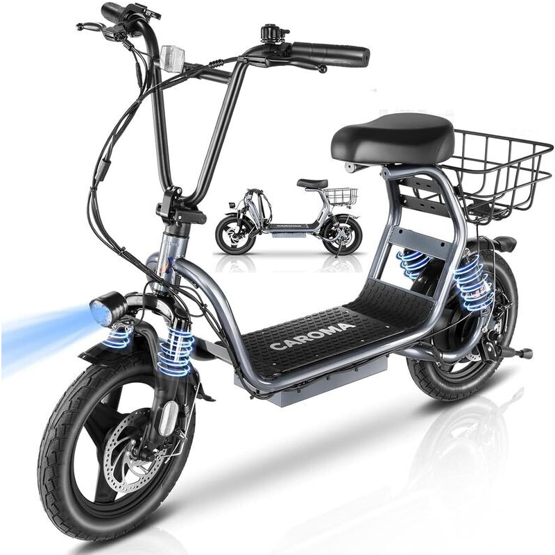 electric scooter with seat Caroma P4