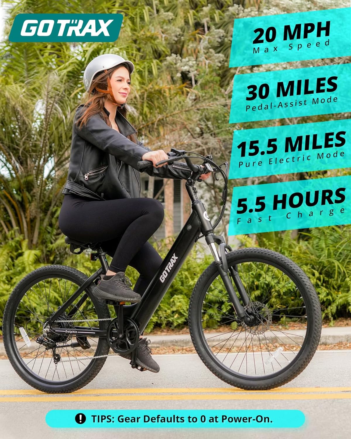 Gotrax Dolphin electric bike core specs